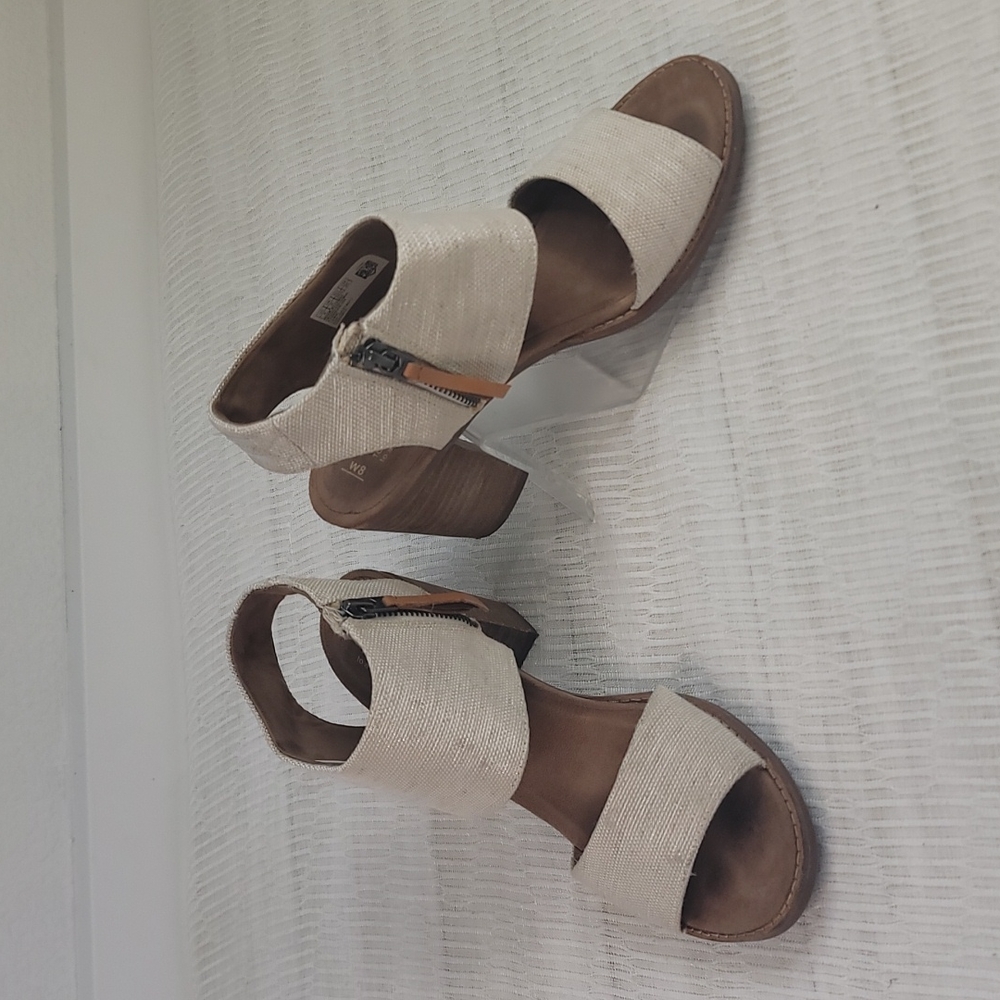 Burlap Tom's Heels